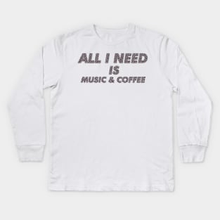 ALL I NEED (RADIOHEAD) Kids Long Sleeve T-Shirt